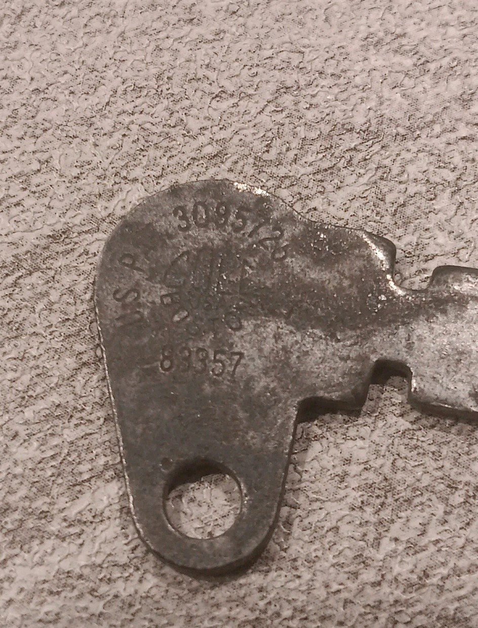Vintage Original COLE Boston 83357 Equipment Ignition Key