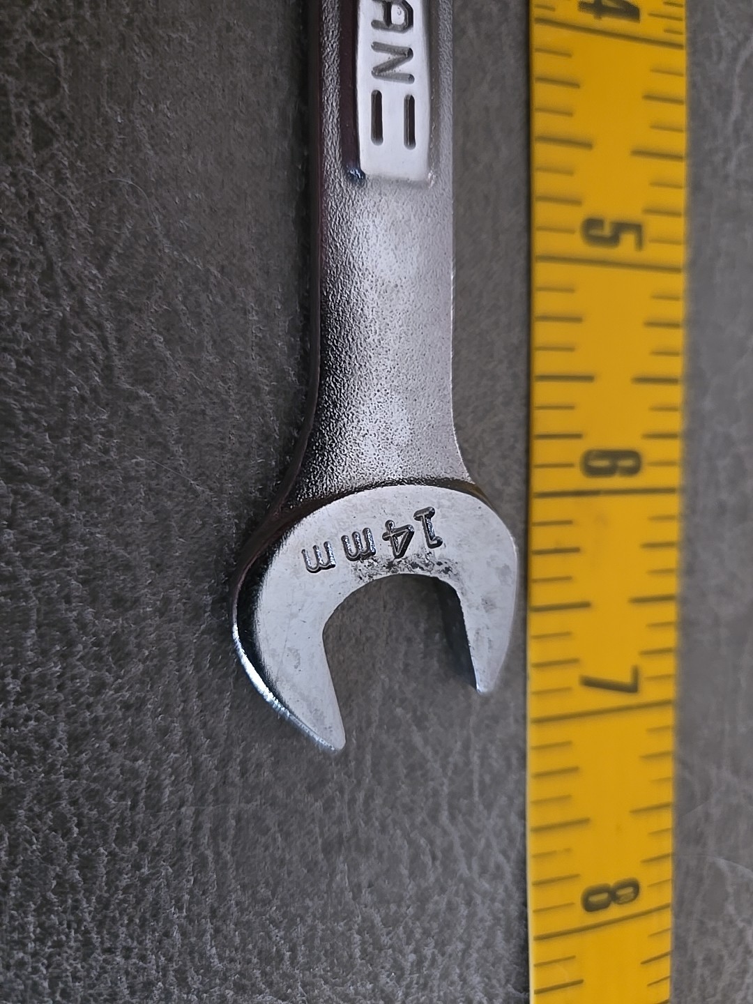 Vintage Craftsman No.-V- 42918 = 14mm 12 Point Combination Wrench Made in USA