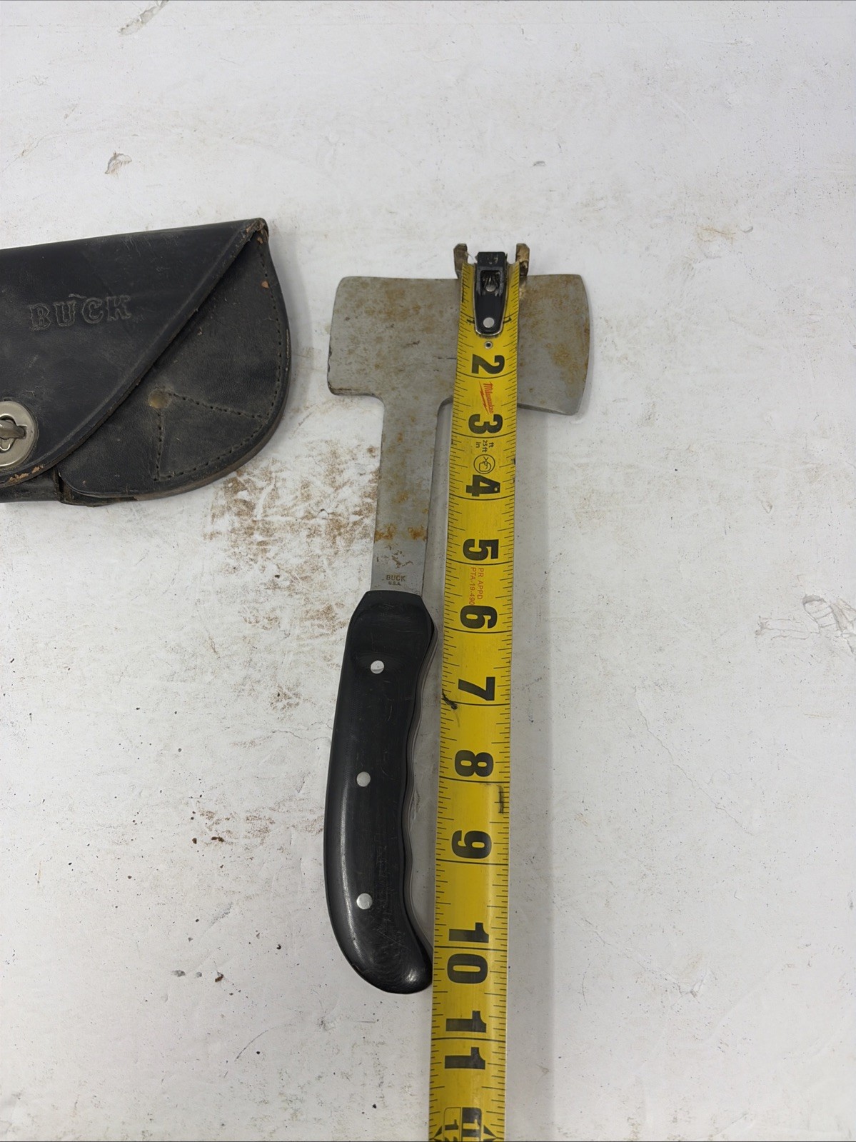Vintage BUCK 106 Hatchet Hunter Axe w/ Original Sheath Made in USA – Buck Knife