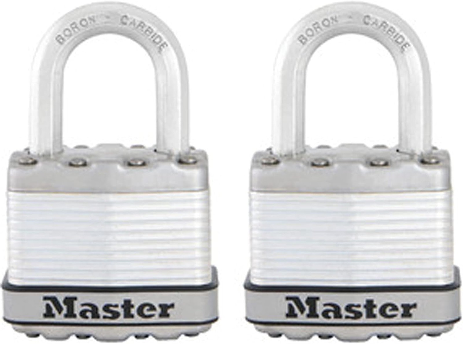 Master Lock M1XT Magnum Heavy Duty Padlock with Key 2 Pack Keyed Alike Outdoor
