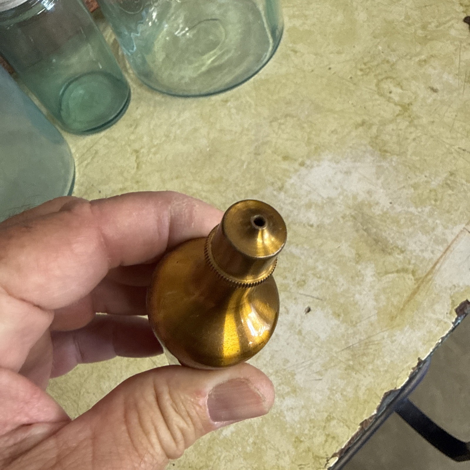 K & E Brass Plumb Bob 6480-12 Steel Tip Keuffel & Esser Co