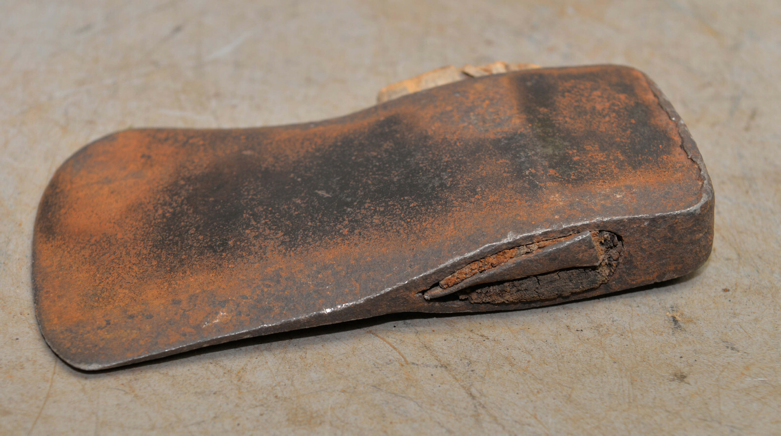 Huge 4 1/2 lb US made felling axe head collectible vintage firewood ax tool X5