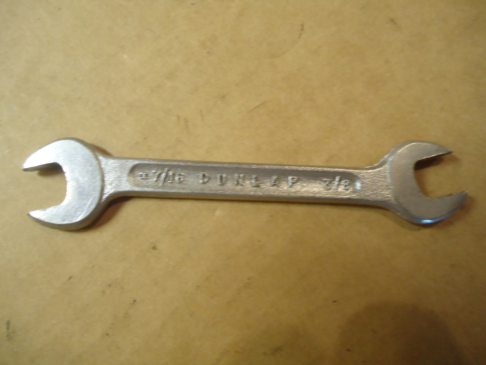 Vintage 4-1/2” Stubby Dunlap 3/8″ x 7/16″ open wrench made in USA 🇺🇸 ! L