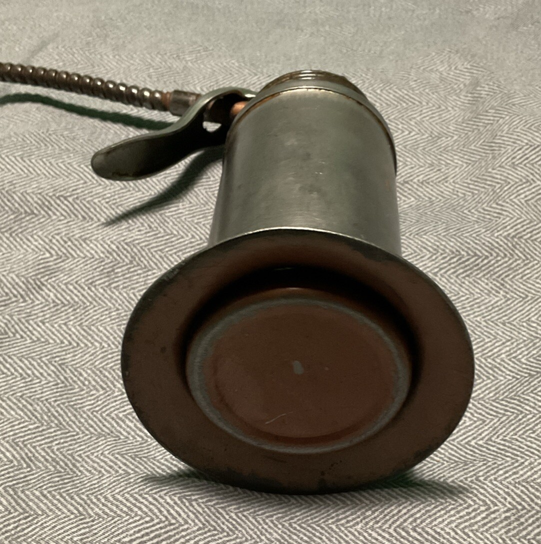 VTG Oiler Can. Automotive Tools. Oil Can Made In USA- 5” Height