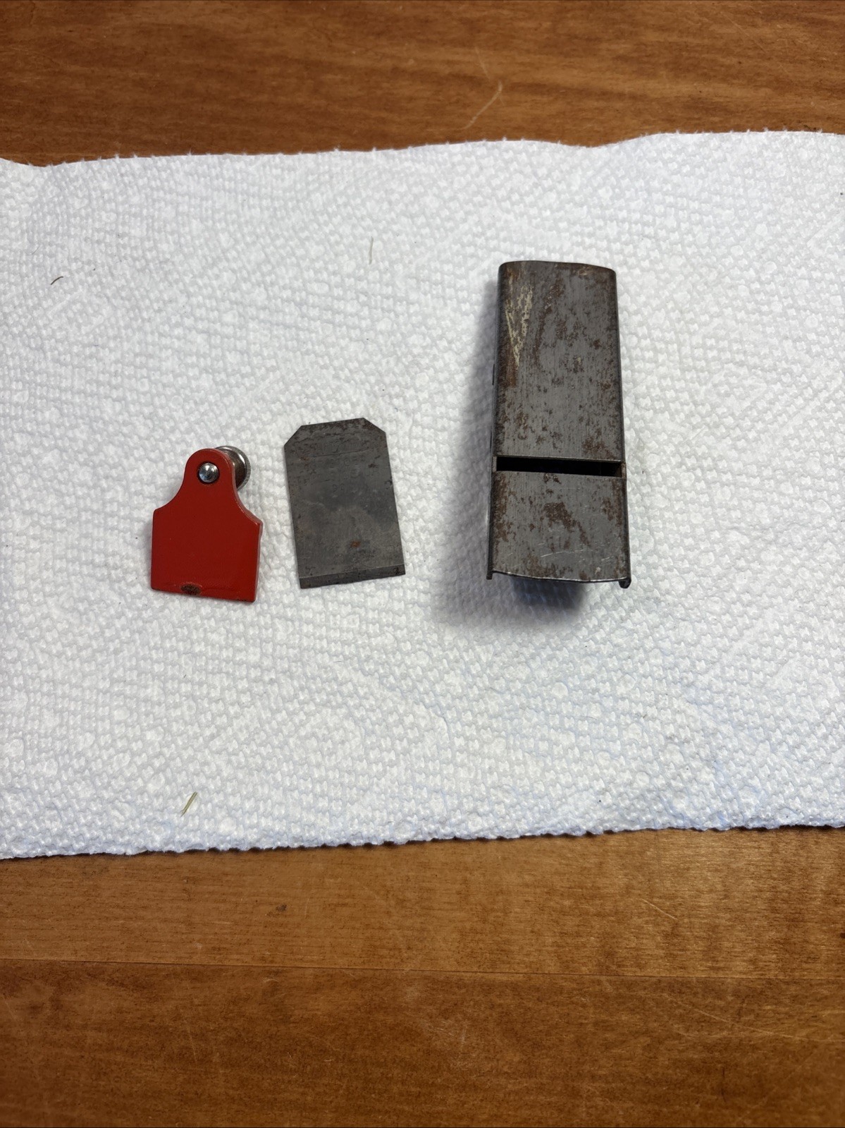 Vintage Craftsman Metal Wood Mini Block Plane Red & Green 187.37057