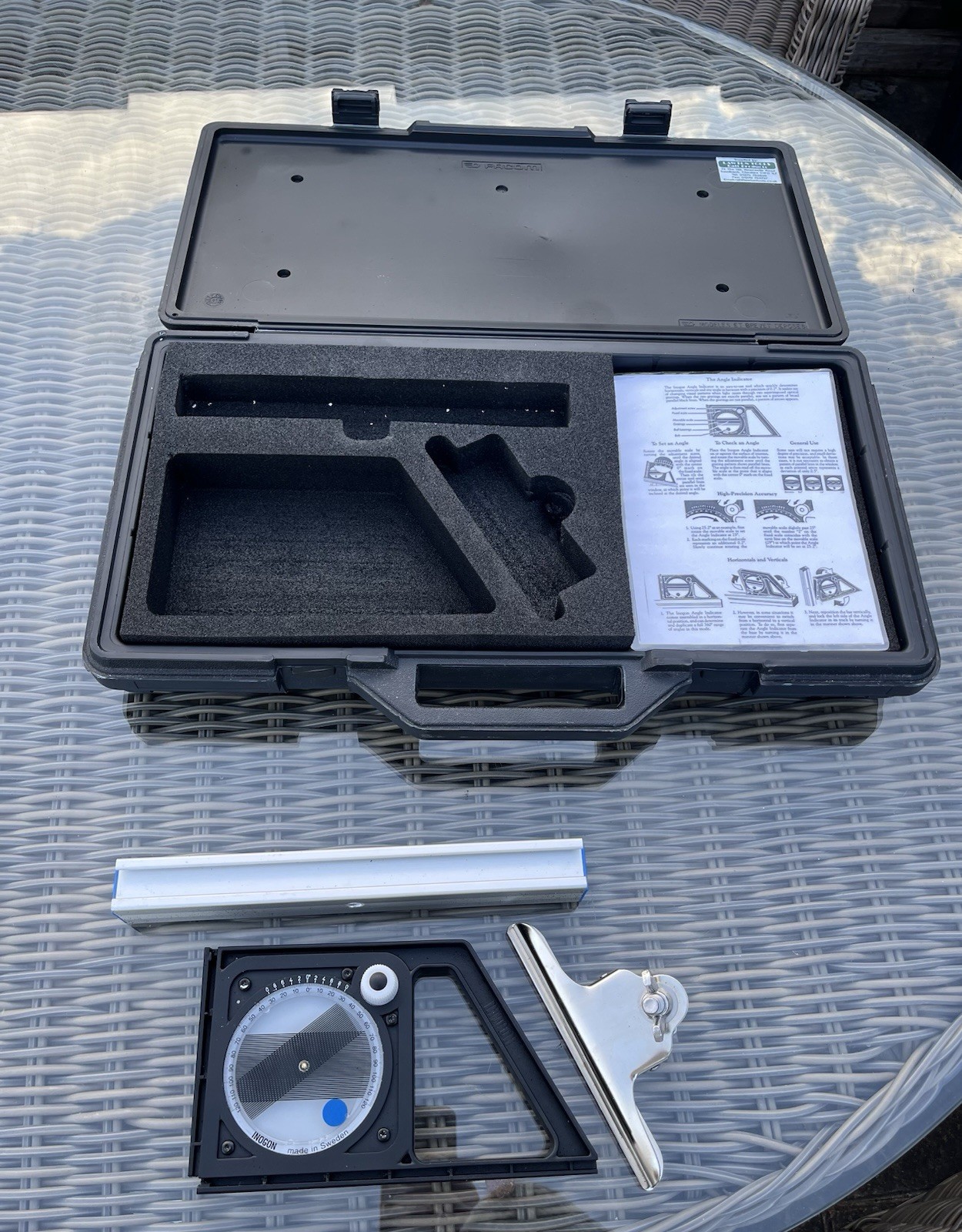 RARE Facom / Inogon Precision Angle Indicator – Complete Kit New Made in Sweden