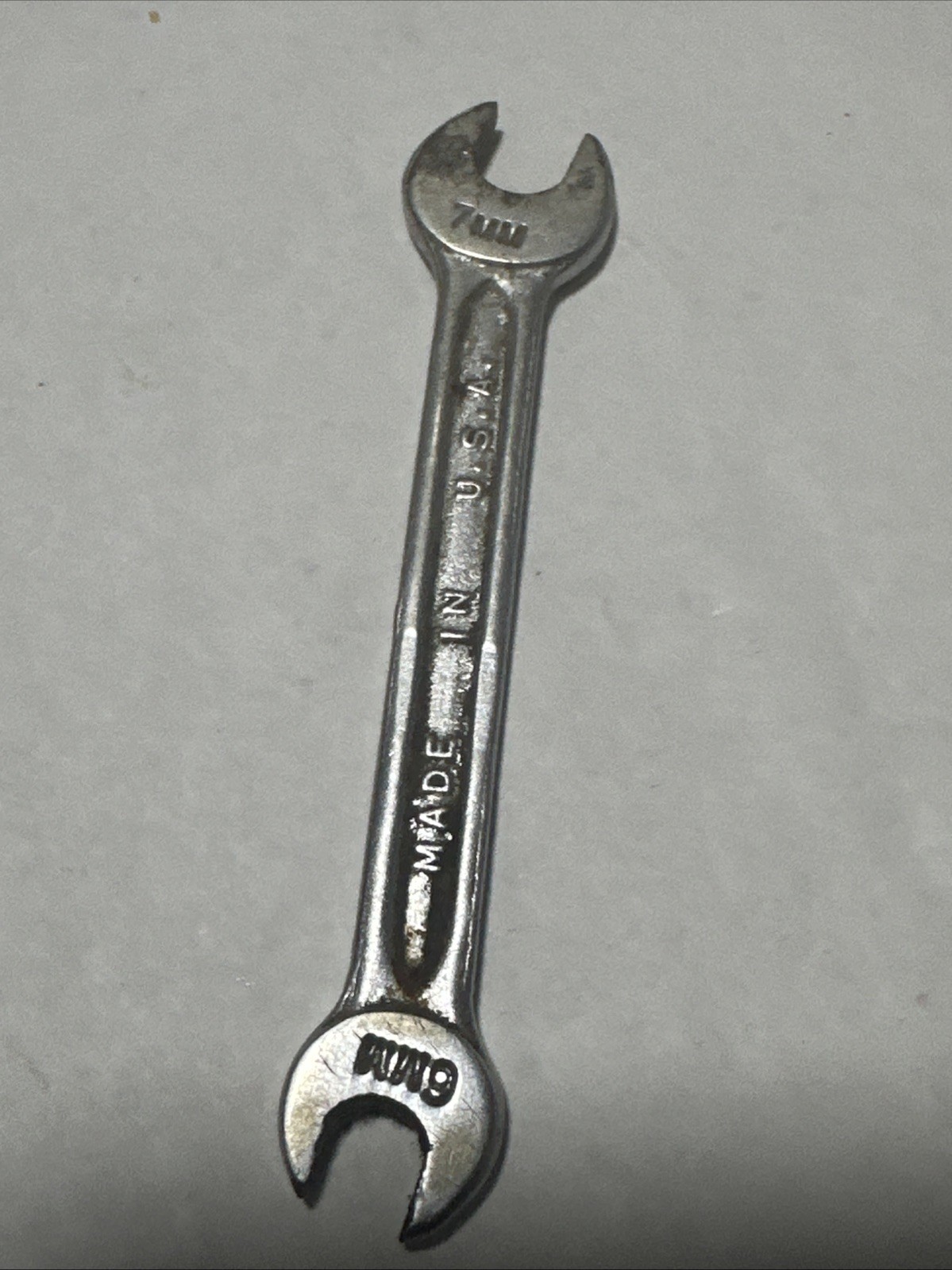 CLASSIC DURO INDESTRO USA 6MM X 7MM OPEN END METRIC WRENCH 40607 HAND TOOL