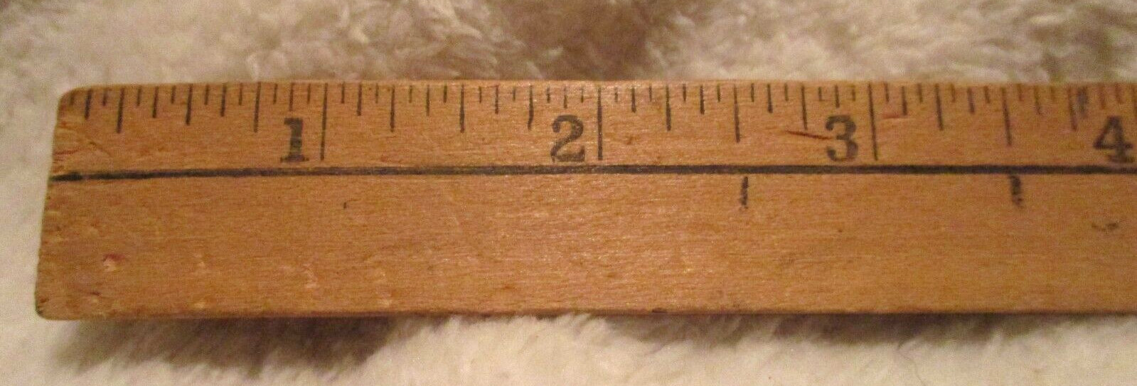 Vintage~Wooden~12.0″ Ruler~Handy Andy Logo~1960’s~Rare Find
