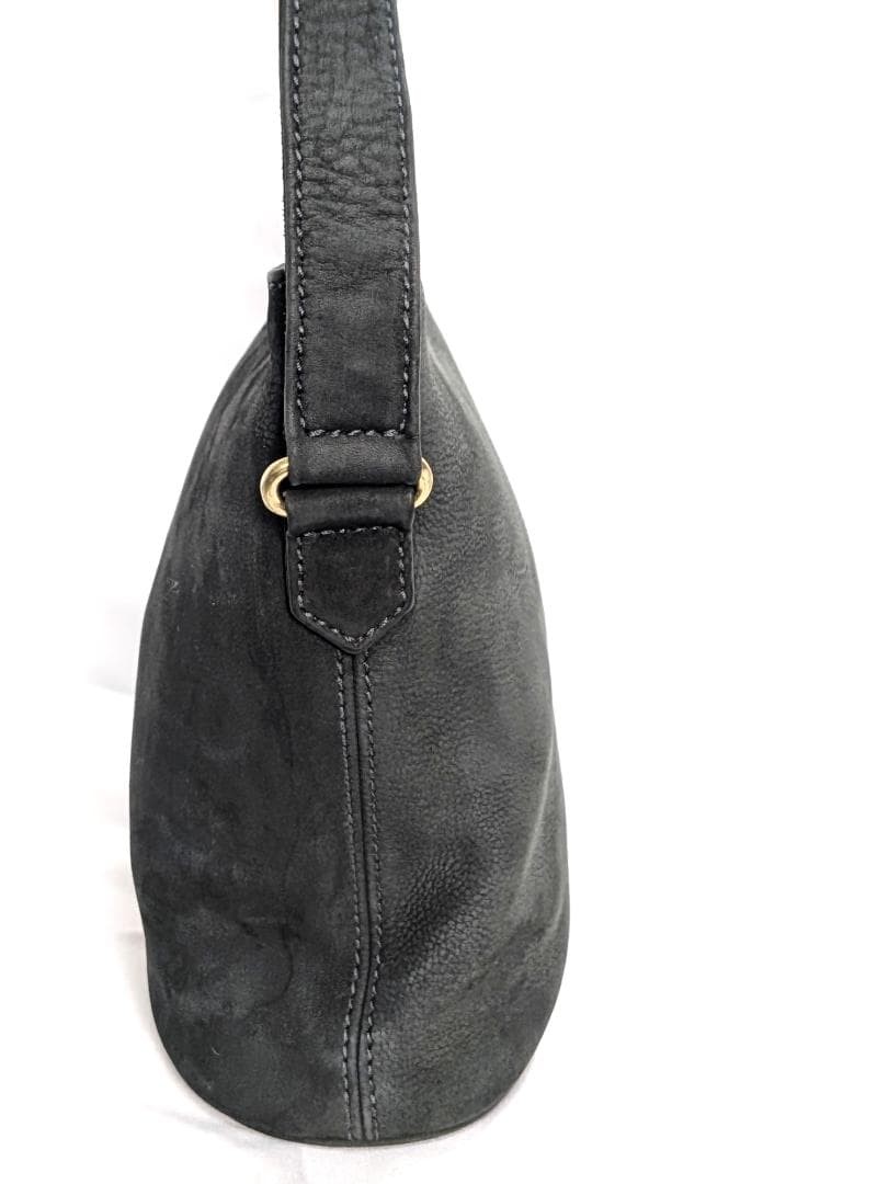 Coach Shoulder Bag Old Coach AA0126-G-S-19-24-998 Suede Green Used 21.5x25cm