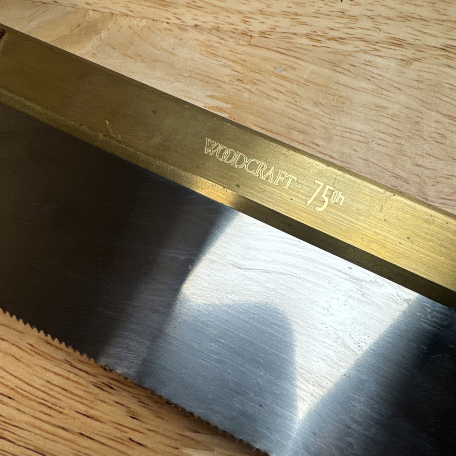 Rare Lie Nielsen Woodcraft 75Th Anniversary Dovetail Backsaw 15ppi Limited Ed.