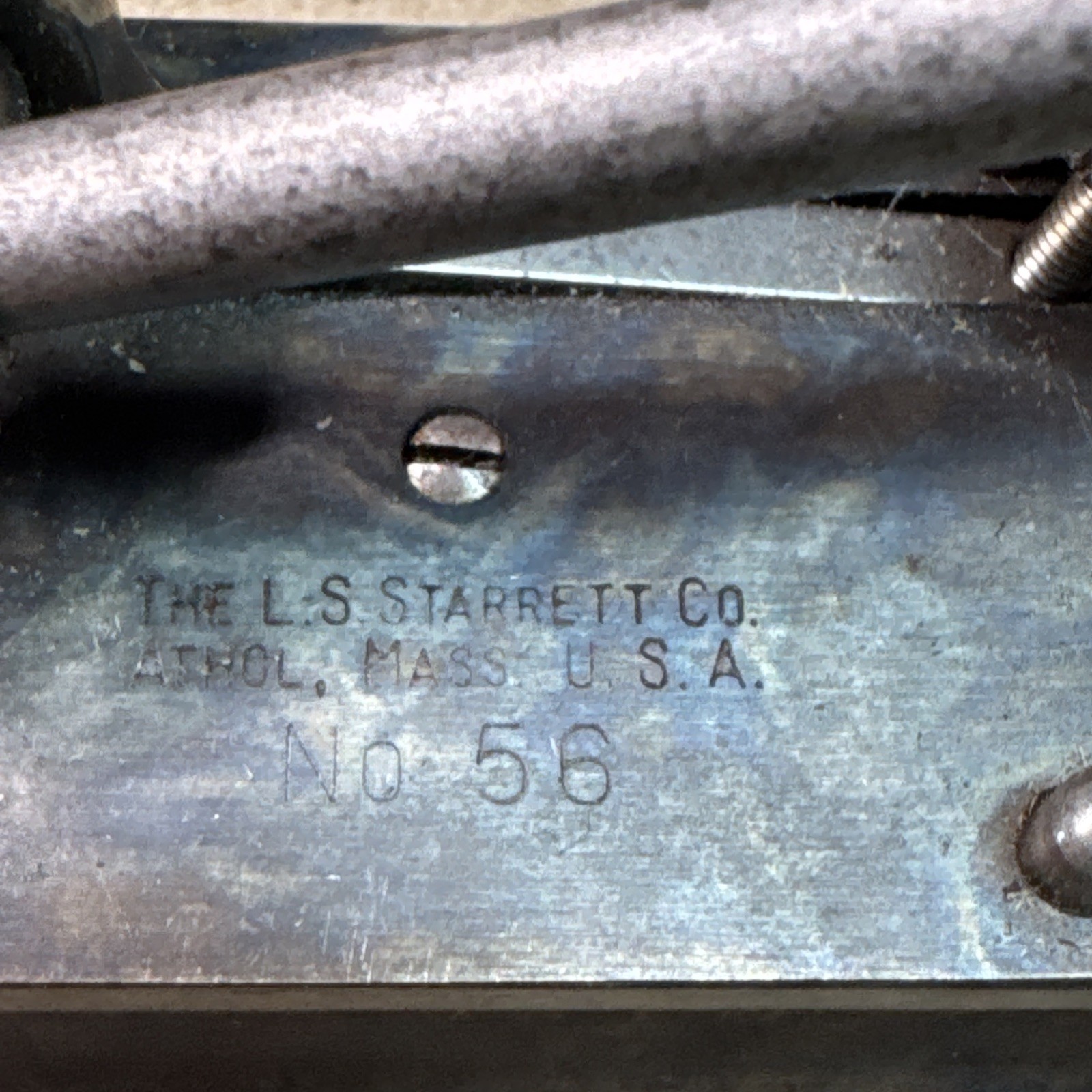 The L.S. Starrett Co No. 56 Toolmakers Surface Gage Case Hardened