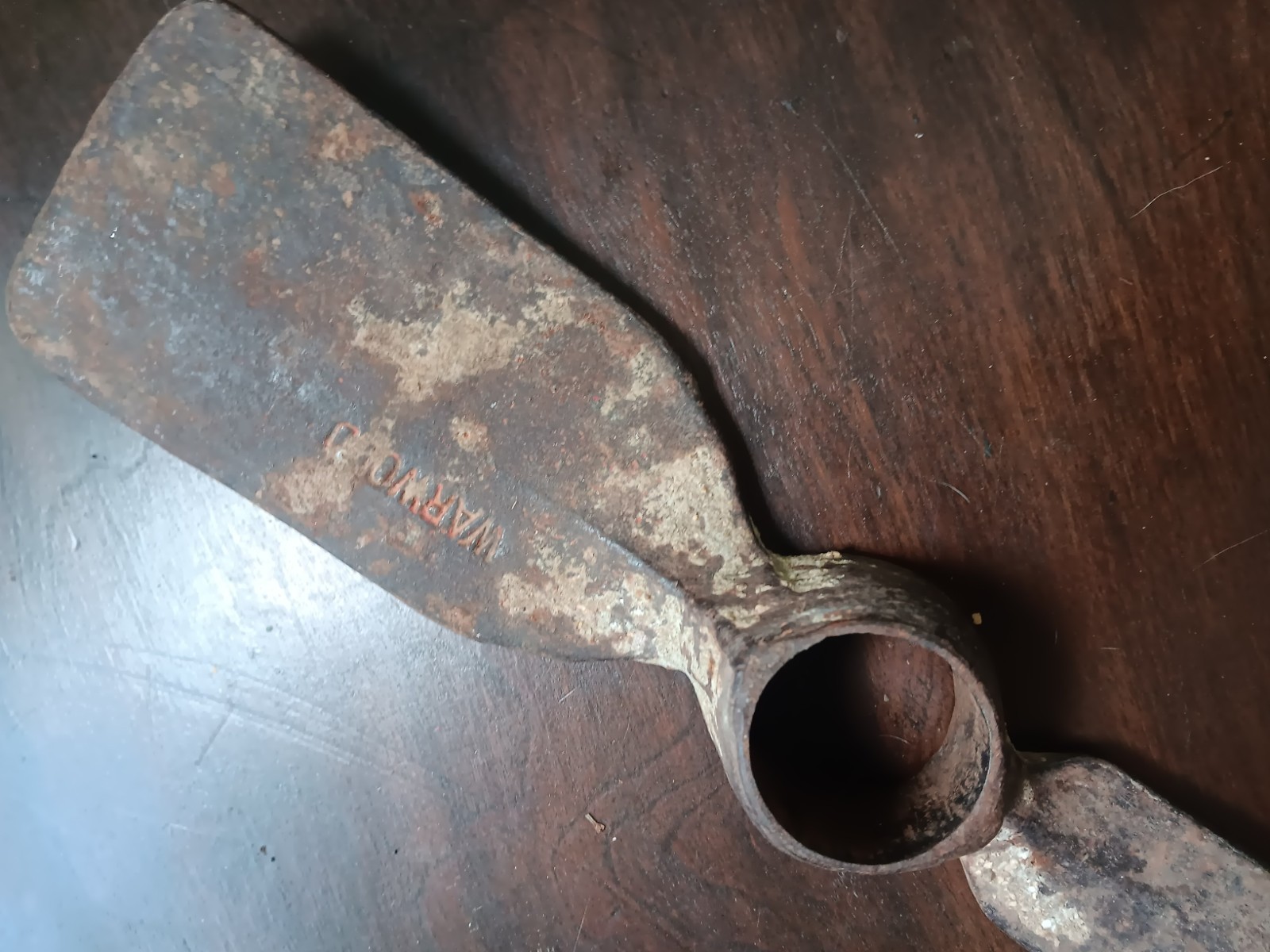Vintage Warwood Grubbing Hoe Pick Axe Farming Forestry