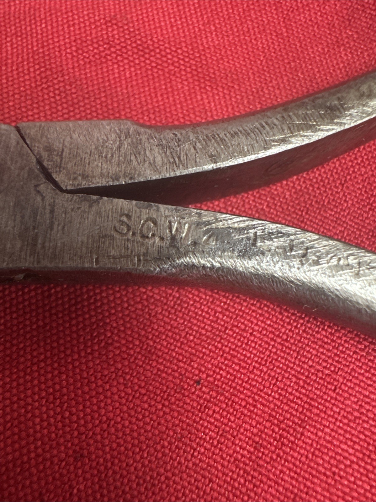 WW2 Military S.C. Williams Company Dated Round Nose 6 Inch Pliers E009