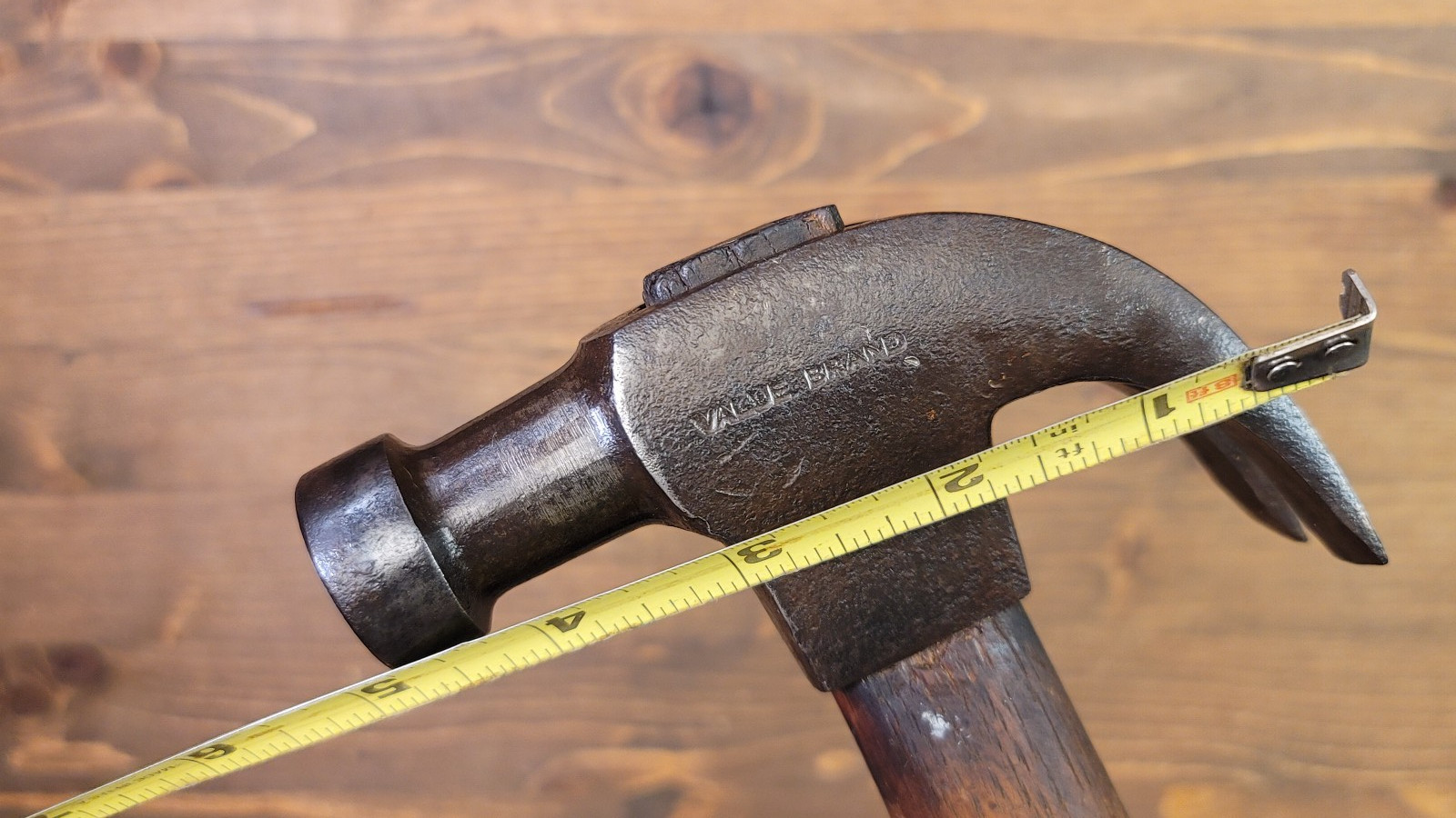 Vintage “Value Brand” Claw Hammer Old Tool Wood Handle – Relic of the Past