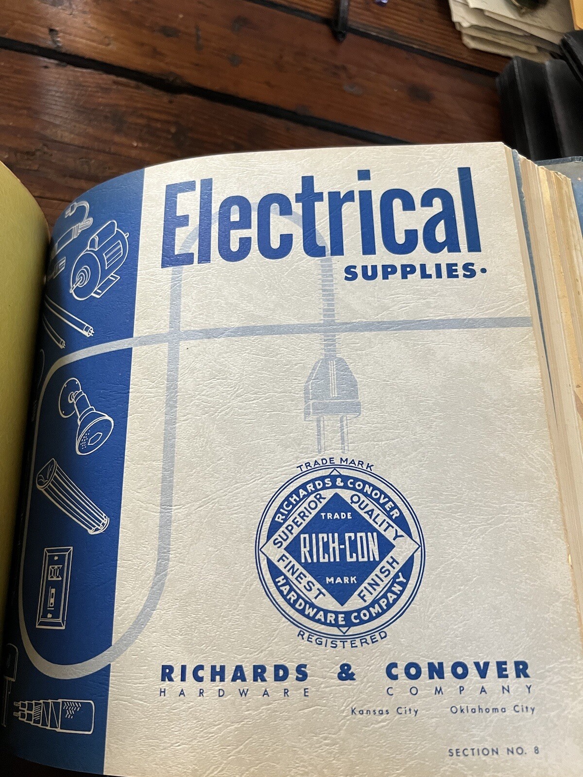 Vintage 1950’s Rich-Con Richards & Conover Hardware Co Catalogs in Binder