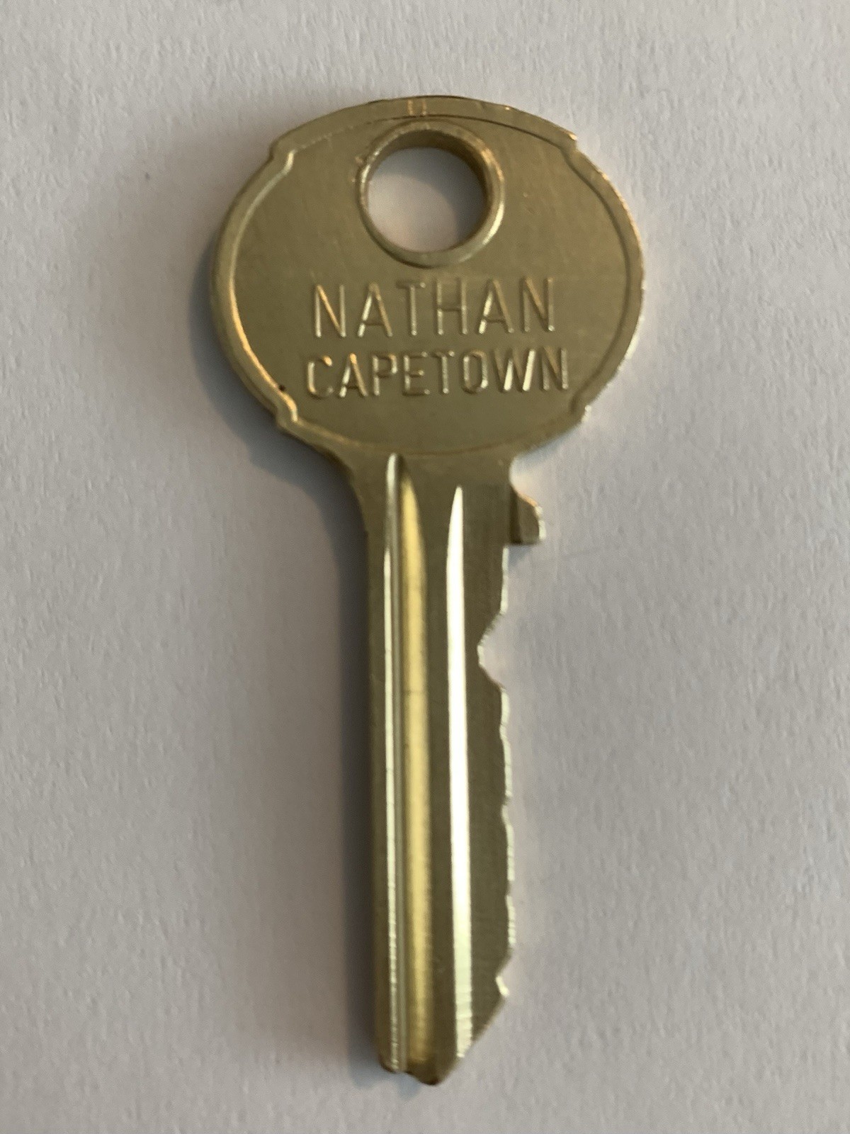 Union Parkes South Africa Nathan Cape Town Brass Key