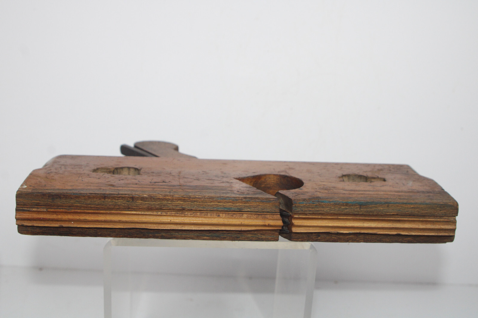 Fine User 1/2″ Full Boxwood Triple Bead Moulding Woodworking Plane #DR75