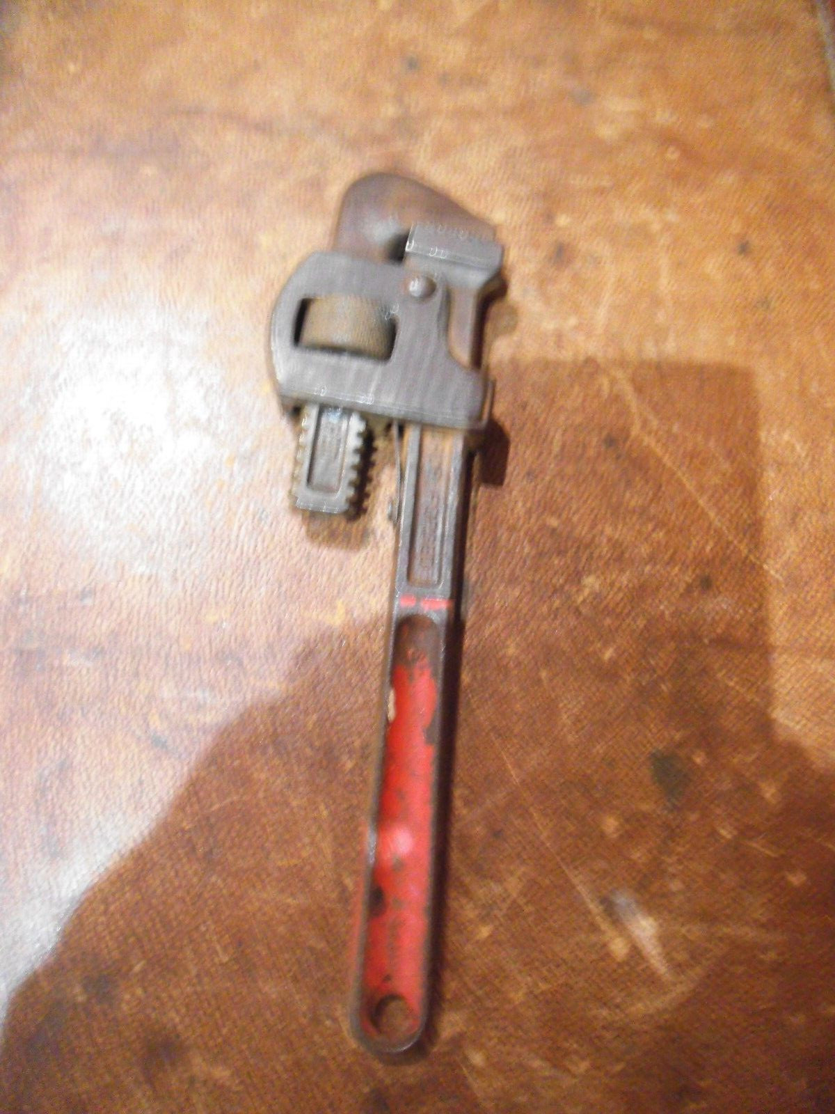 Vintage SUPER EGO Pipe Wrench Stillson No 8