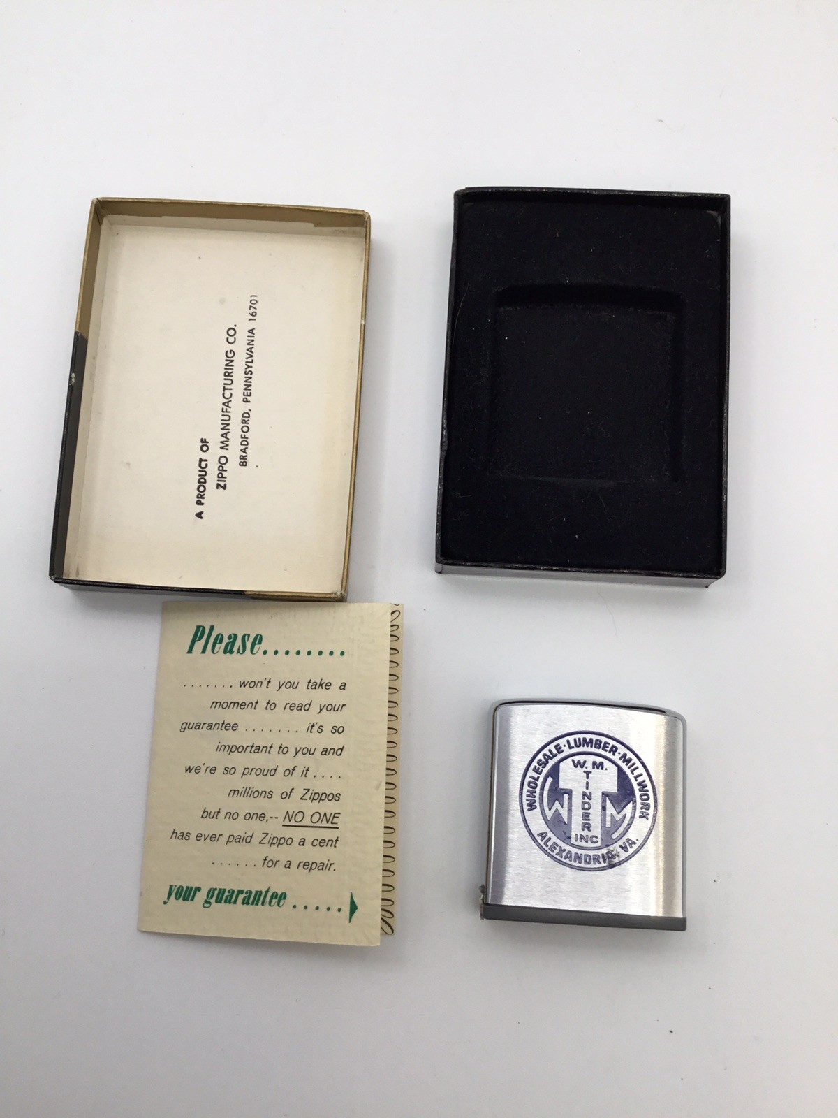 1981 Zippo Rule Advertisement Tape Measure W/guarantee NIB Tinder Lumber In Va
