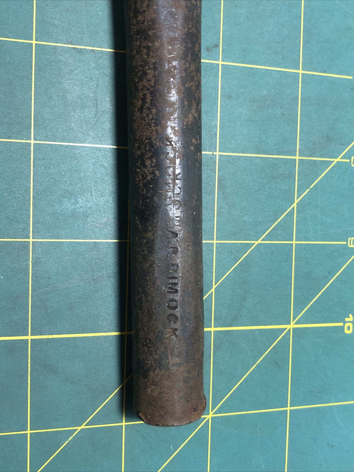 Antique Blacksmith’s Pointed Punch Tool 8-1/8 in. Old Handmade Blacksmith Tool