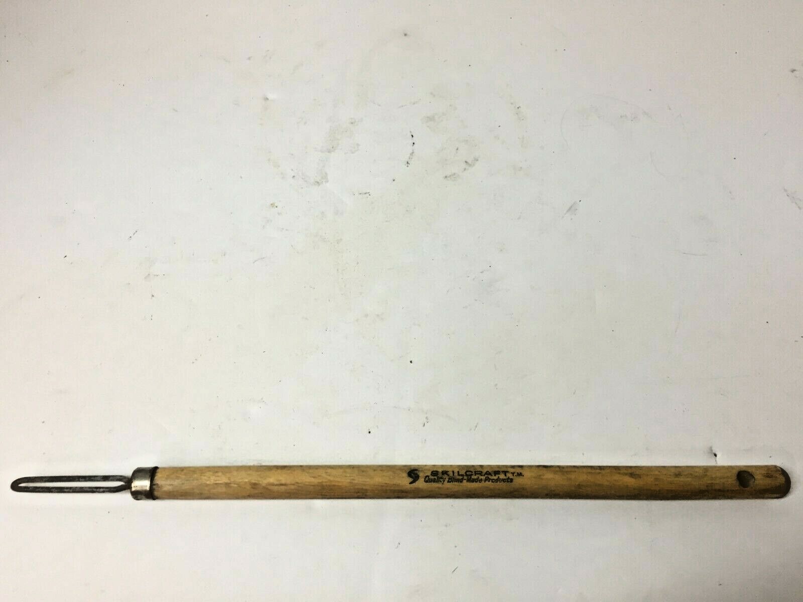 Vintage Skilcraft 12″ Wood Handle Needle Tool Hand Thread Blind-Made Products