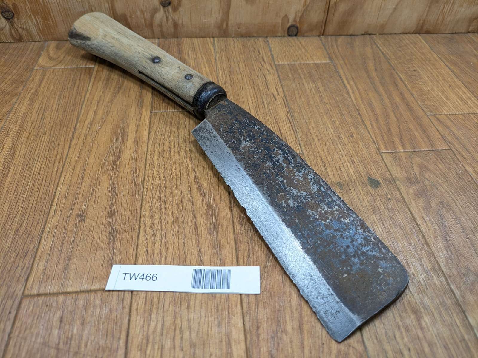 DAMAGED Japanese vintage Carpentry Tool NATA AXE ONO Woodworking 178/375mm TW466