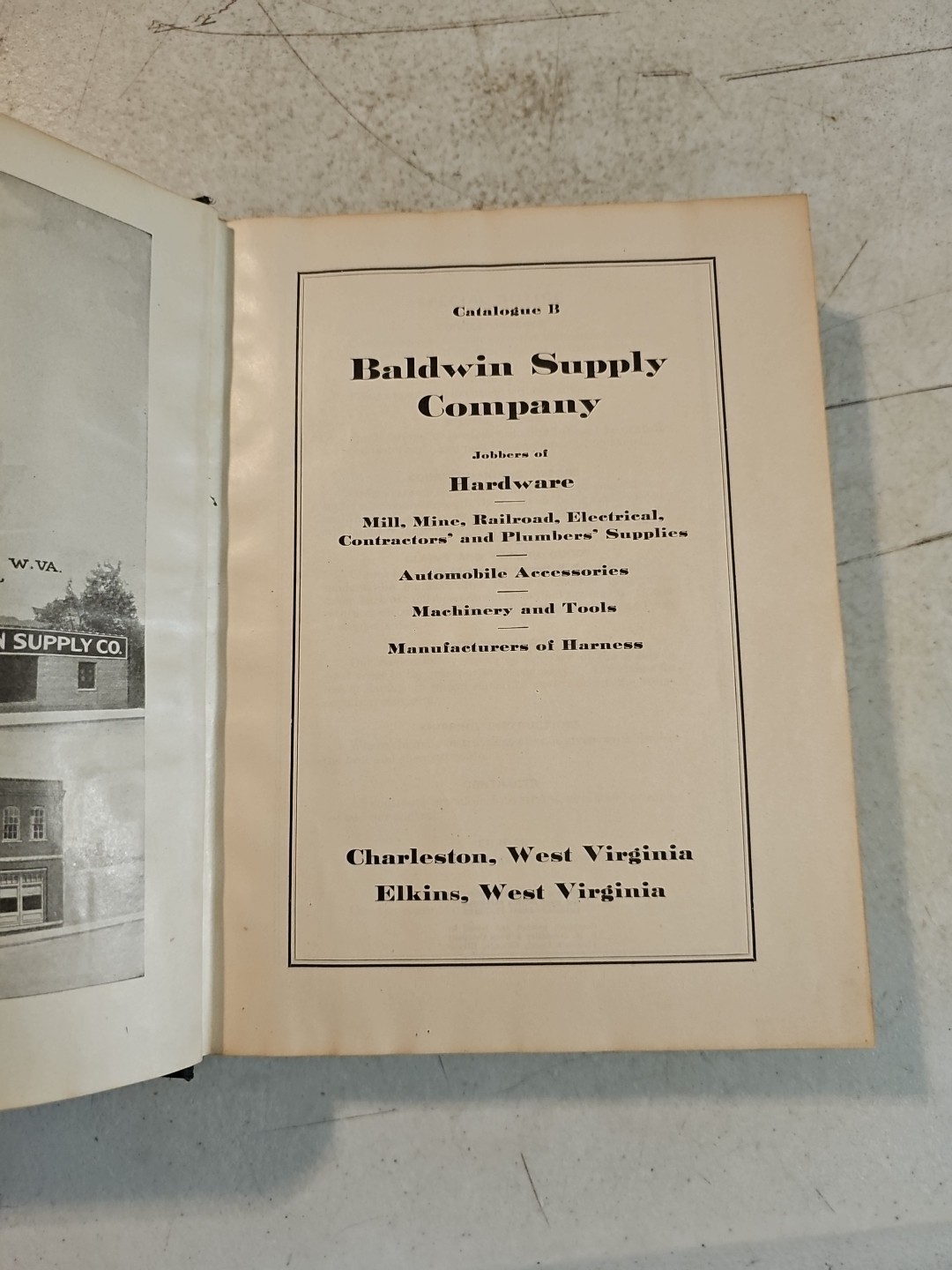 Antique 1922 Baldwin Supply Company Catalogue B. Hardware, Tools Car Accessories