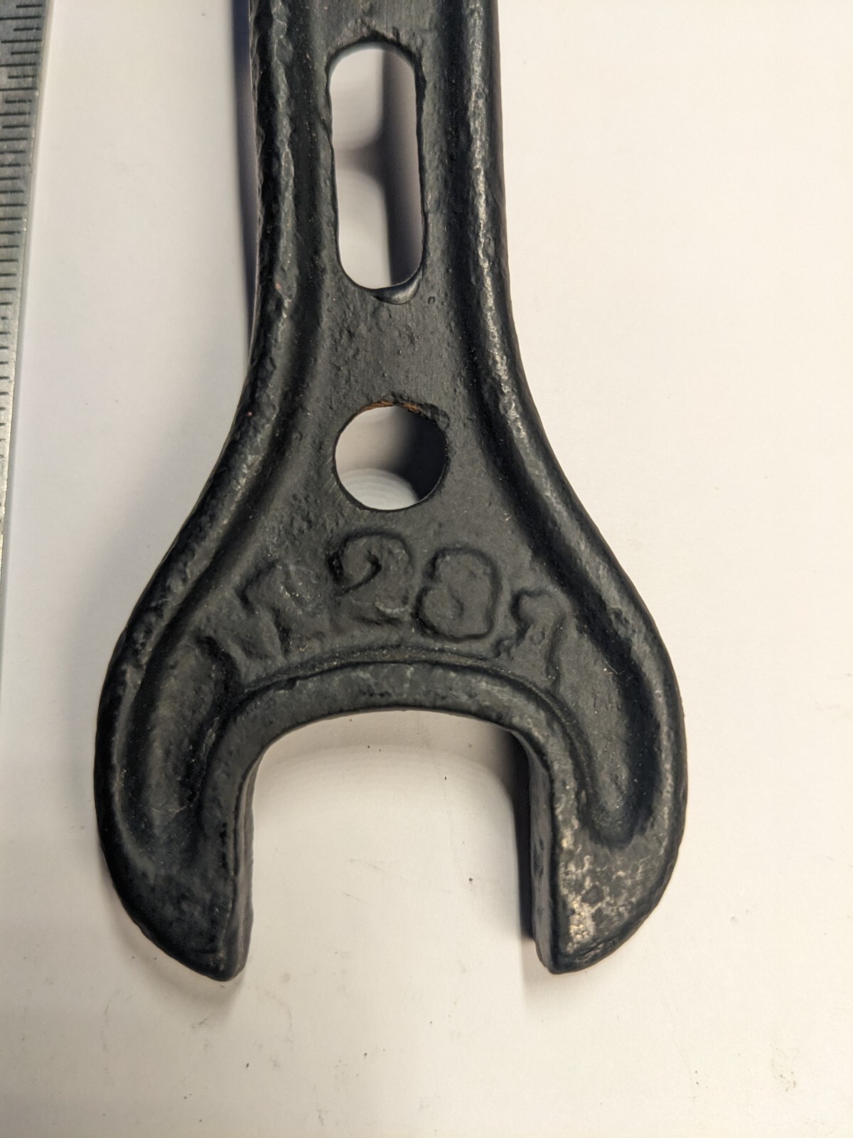 6.5″ Vintage Wrench Old Farm Tractor Plow Implement Equipment Tool M231 Curved