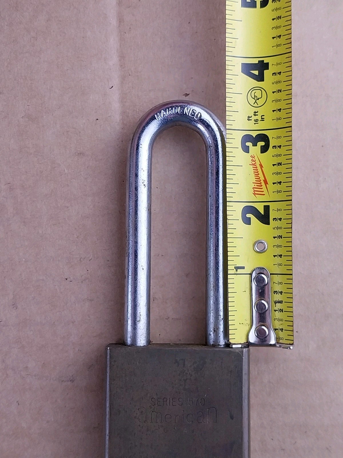 Vintage Junkunc Bros American Lock Co USA Brass Padlock With Key Series 570