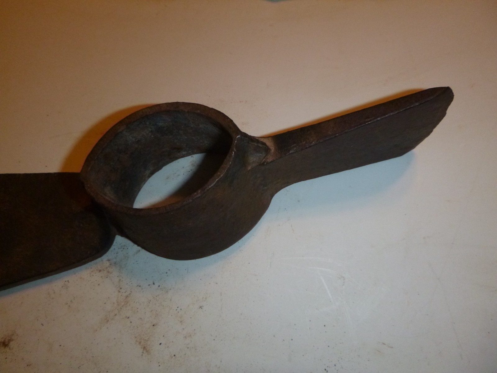 Vintage IRON CITY 4 lb 10 oz Mattock Pickaxe Head Grubbing Hoe Adze 13 “