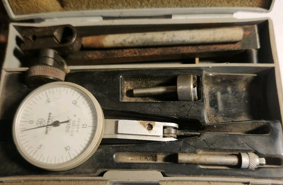 Mitutoyo Machinist Dial Indicator Gage .0005″ 513-202 Jeweled 15