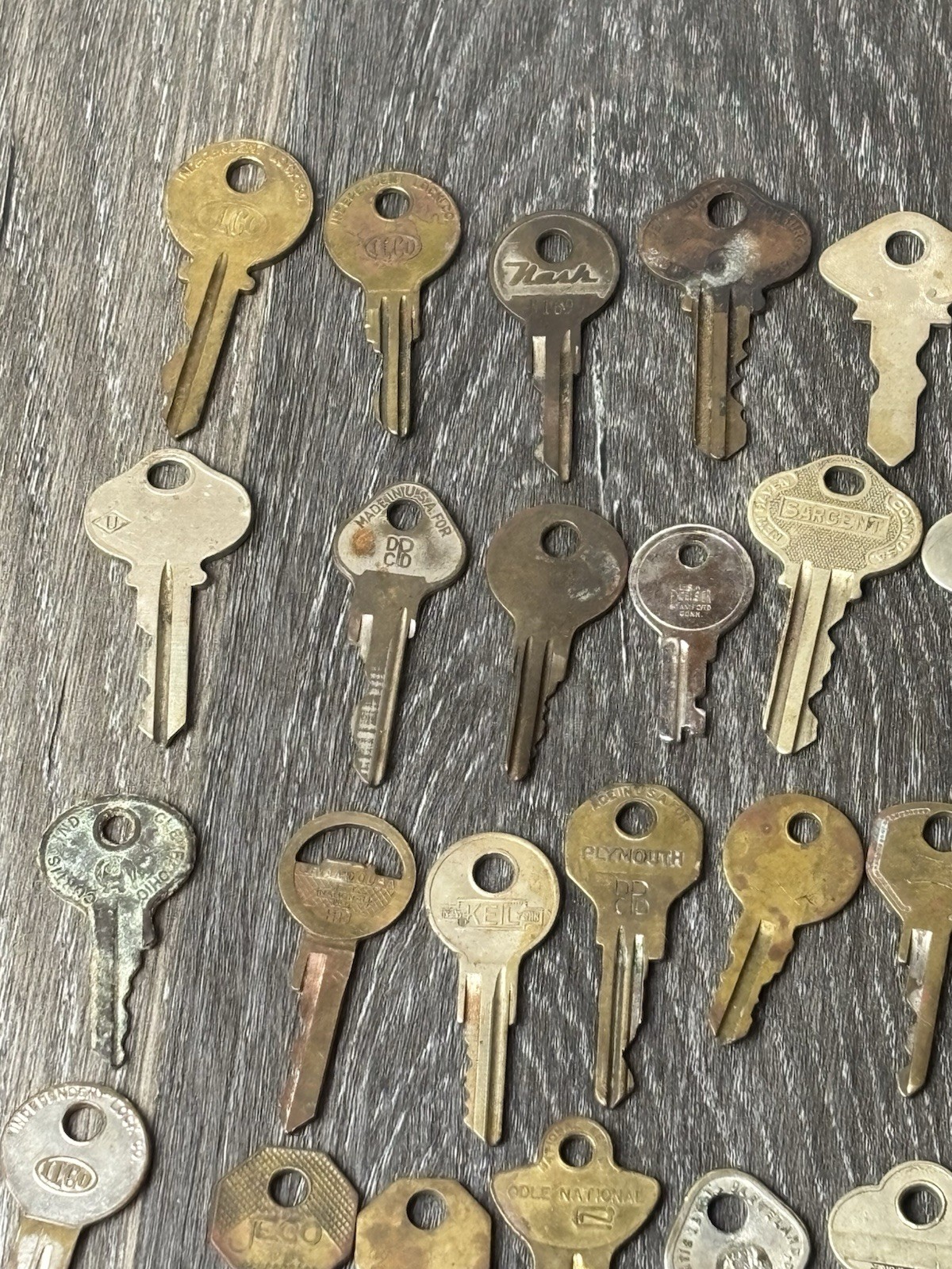 Lot Of 75 Vintage Keys Various Makes/ Types