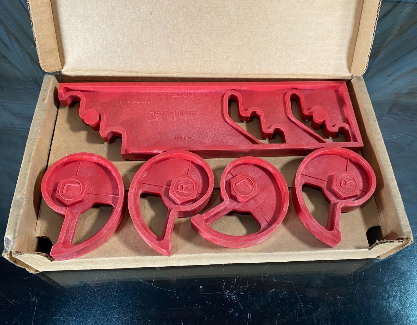 CRITT-VISE Sears Roebuck Bench Dogs Clamping Clamps System 9-65521 ~ NOS