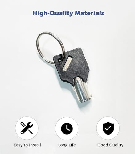Fire Service Elevator Key Set, Copper & Black/Silver, Pack of 3 – Recall Reset K