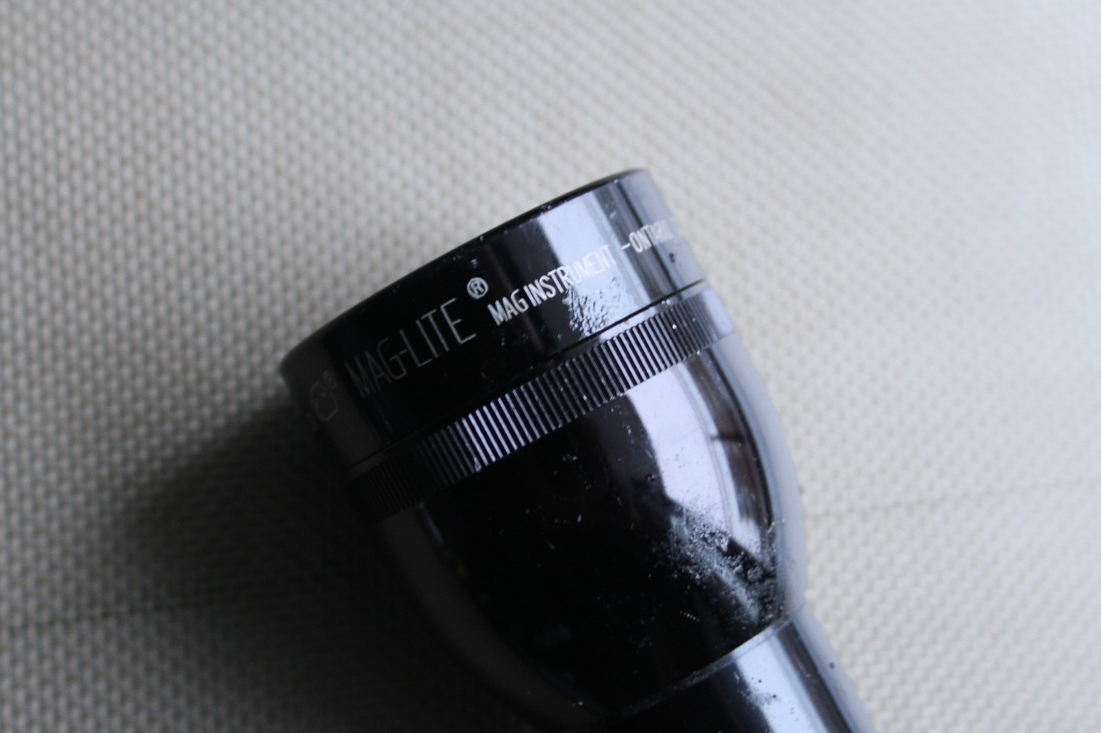Vintage Mag-lite 3 D 12″ Black Aluminum 1990s Made in USA