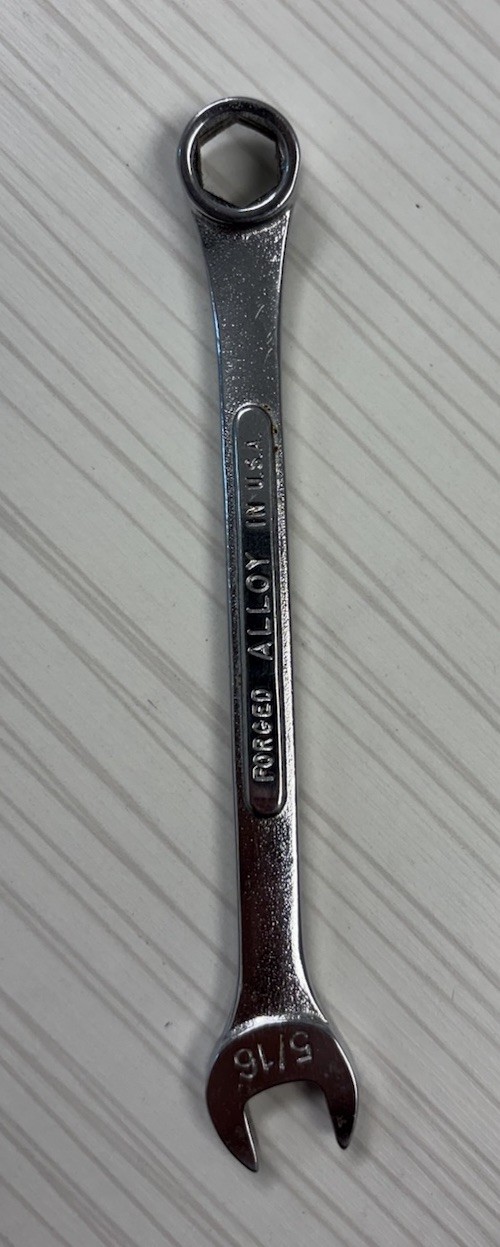Vintage S-K Tools C-10 5/16” Combination Wrench 6 Point USA