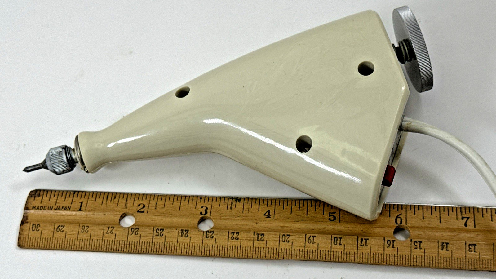 Burgess V-74 Vibro Tool Graver Leather Metal Wood Engraving Craft MCM Vintage