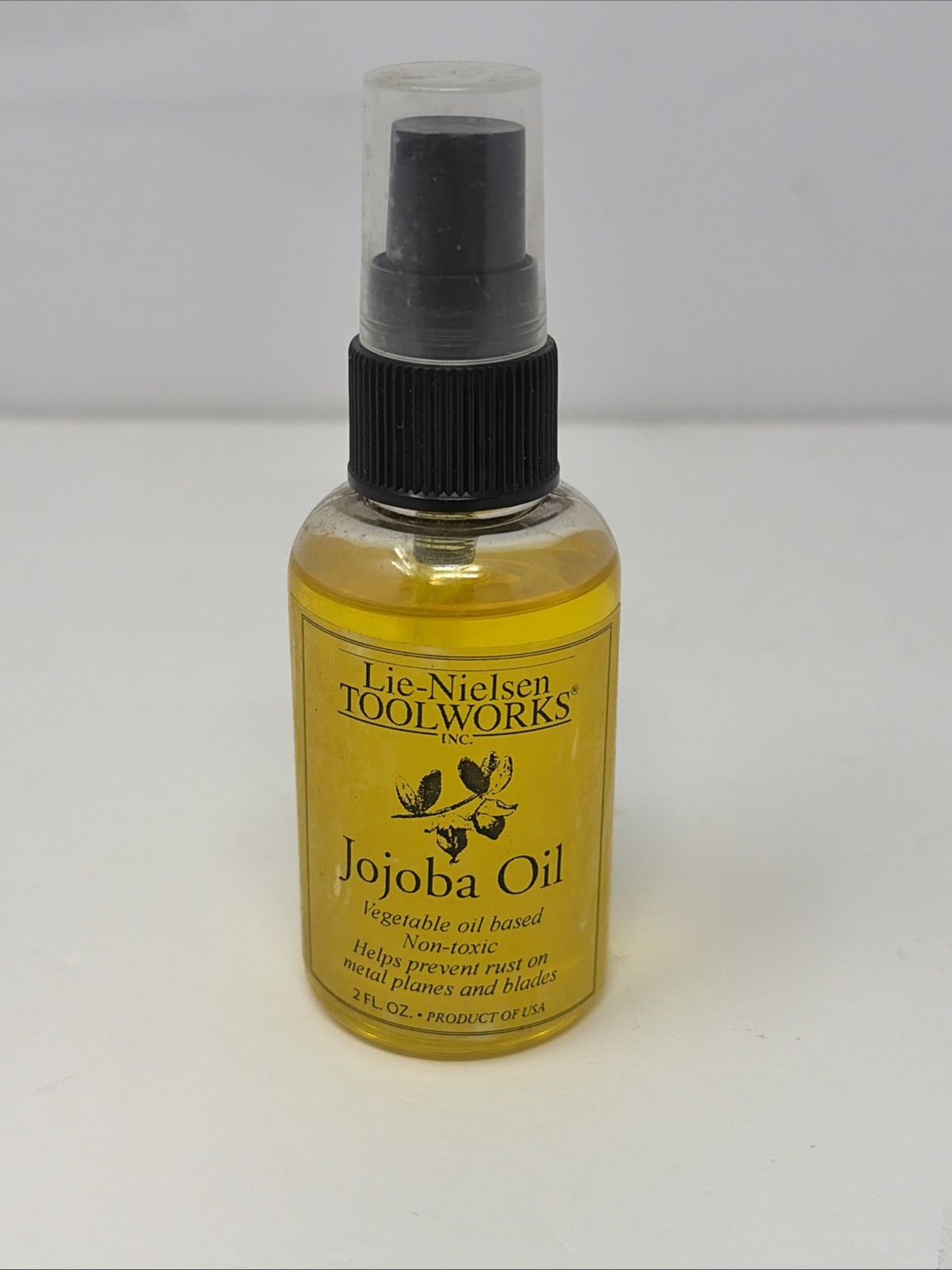 Lie Nielsen Toolworks Jojoba Oil – Planes & Blades – New – 2 Fl. OZ Woodworking