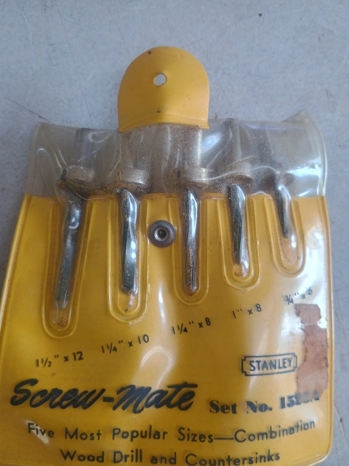 Vintage Stanley 1525A Screw-Mate 5 Piece Set Clean Nice Set!