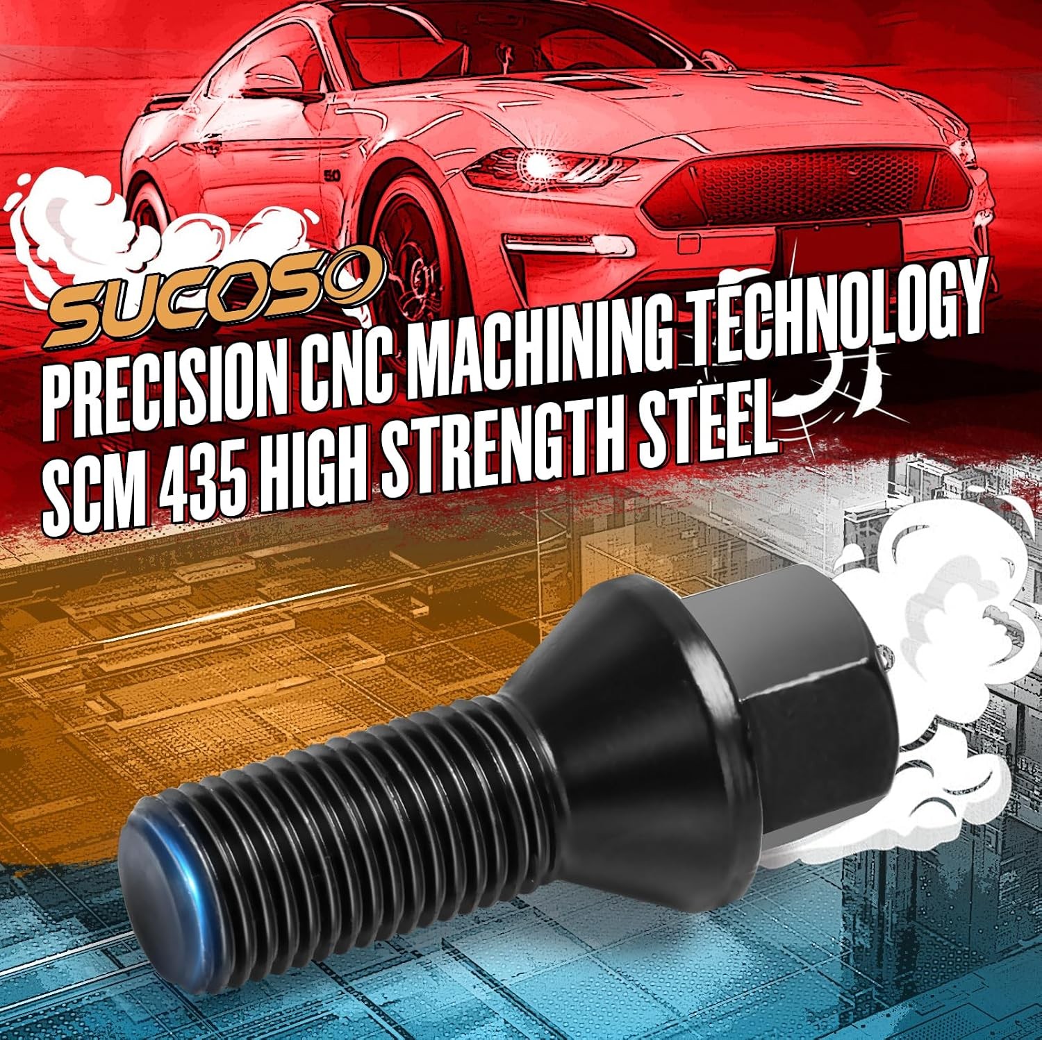 14×1.5 Lug Bolts Fit for A3 A4 A5 A6 A7 A8 S3 S4 S5 S6 S7 S8 Jetta Tiguan Golf