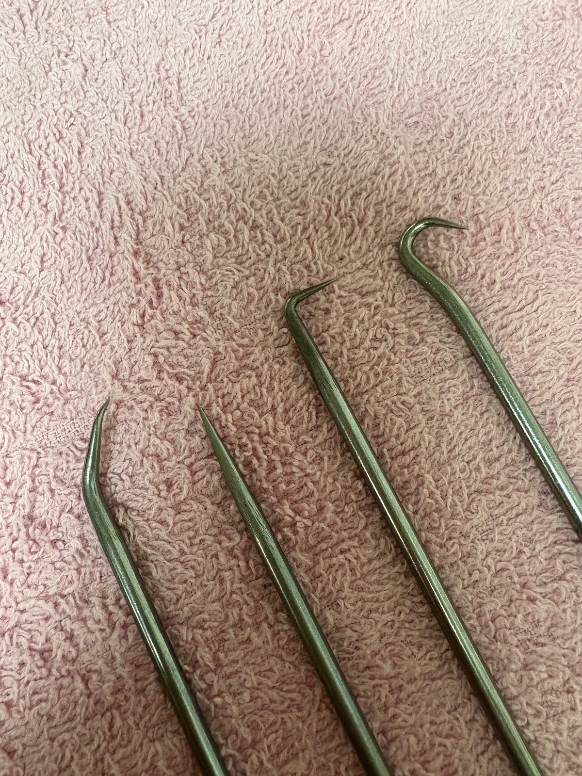 BLUE POINT 4 PIECE SET BLACK GRIP PICKS