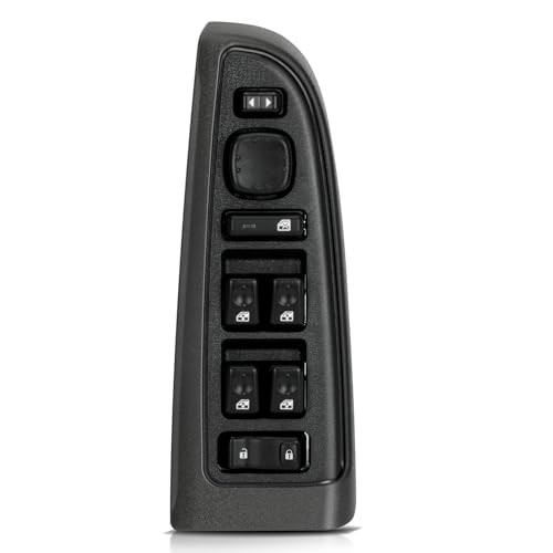 Front Driver Side Master Power Window Switch&Bezel for 2003-2007 Chevy 15883323