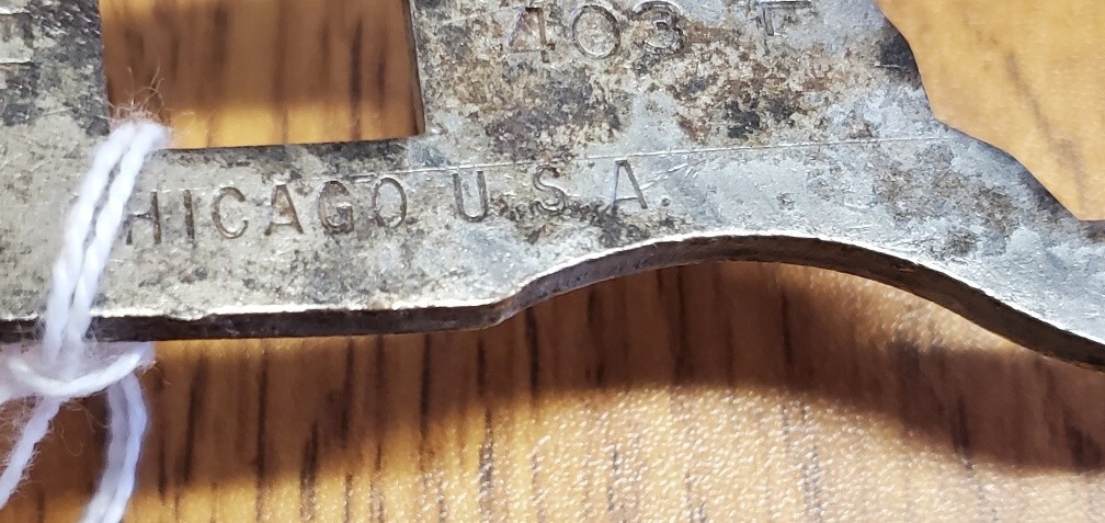 Auto wrench vintage Desoto 1932-1937 Indestro Mfg Corp 403 spark plug brake