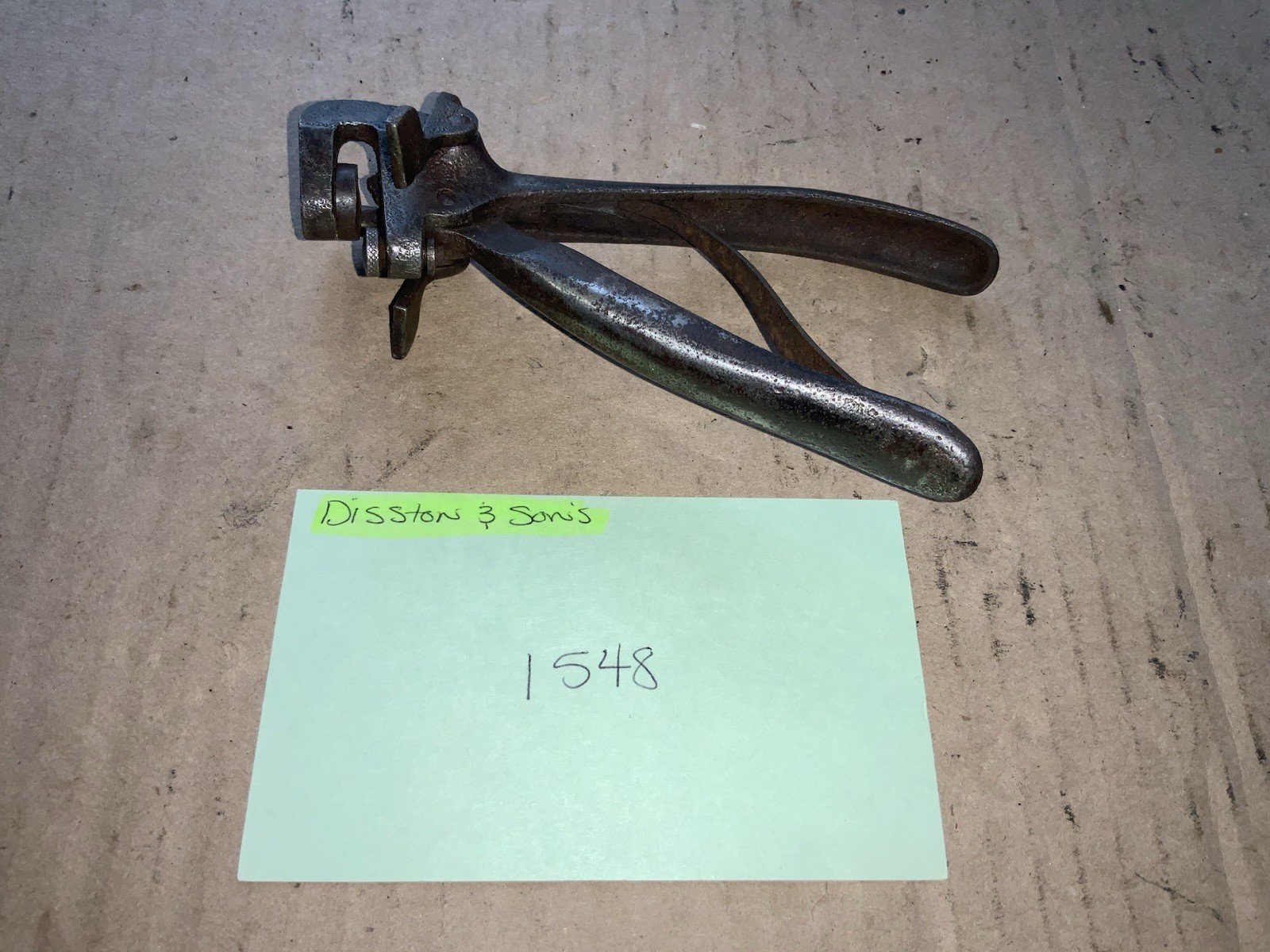 Vintage DISSTON & Son Saw Set Monarch Triumph USA Tooth Setting Pliers Tool
