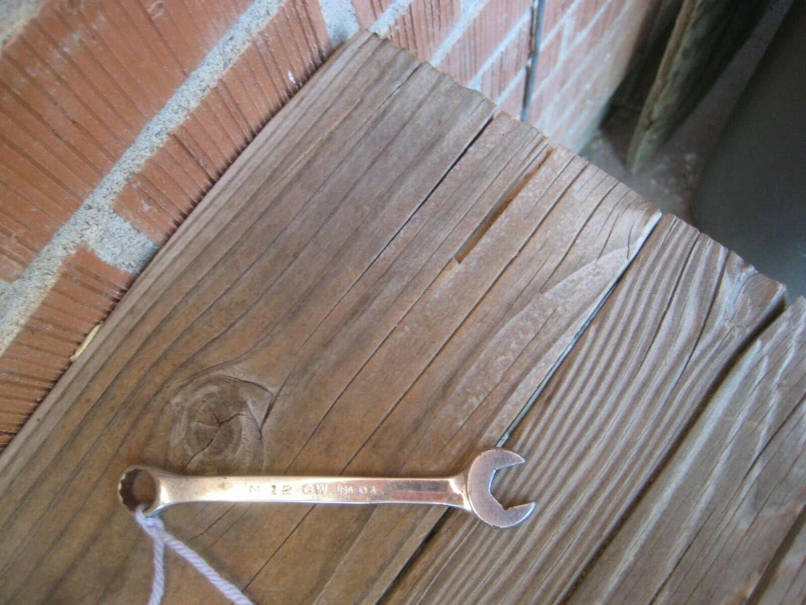 1980s MAC 12mm Metric Combination Wrench M12CW & 12 Pt Full Chrome Polished USA