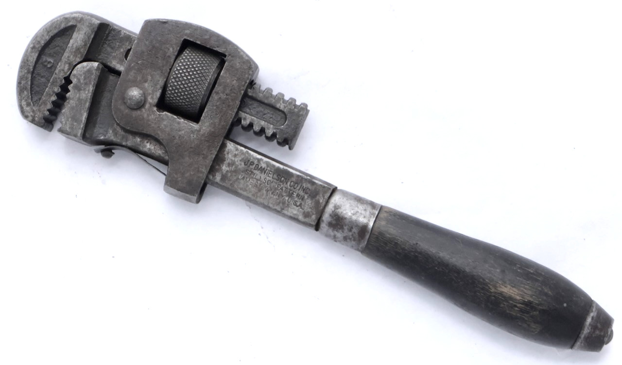 J P Danielson Co. No. 8 Stillson Pattern Monkey Wrench / Mountain Top Tools