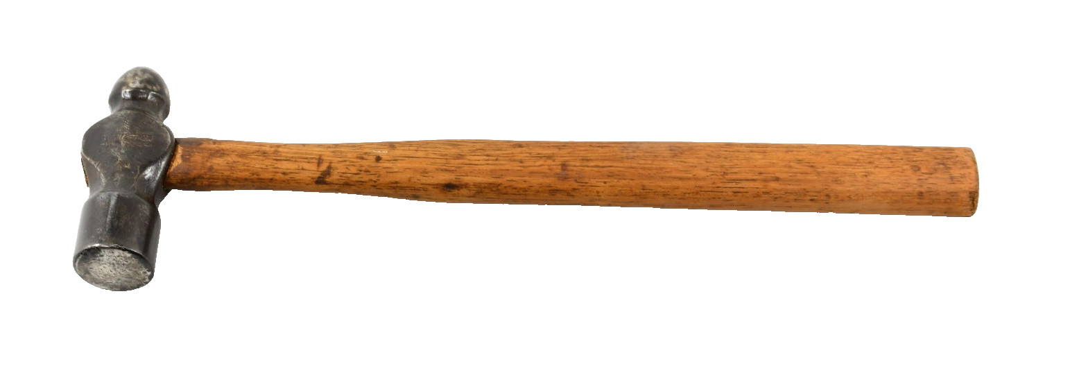 Vintage True Temper No. 1224 Ball Peen Hammer 24oz head 32oz total O243