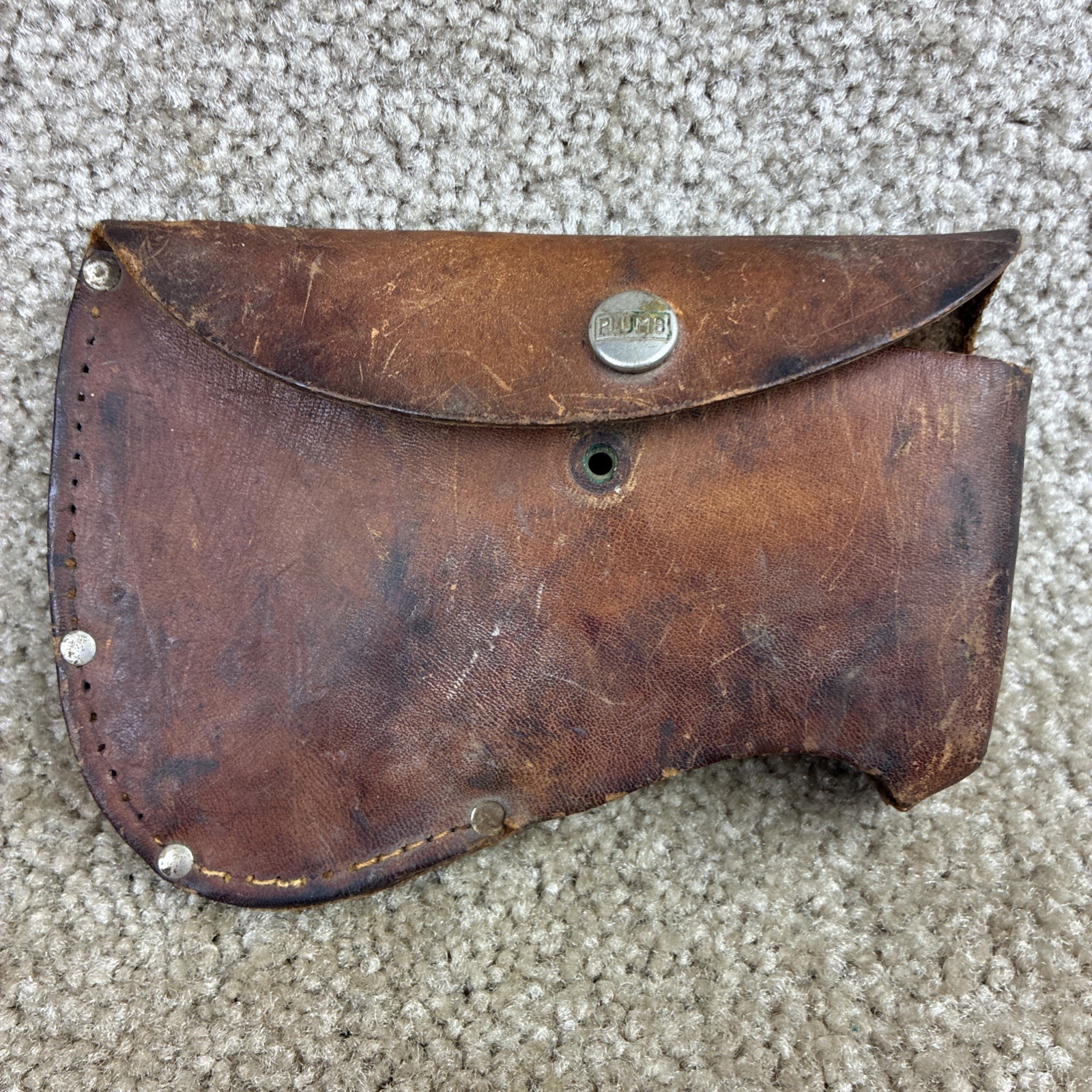 Vintage Plumb Hatchet w/ Leather Sheath