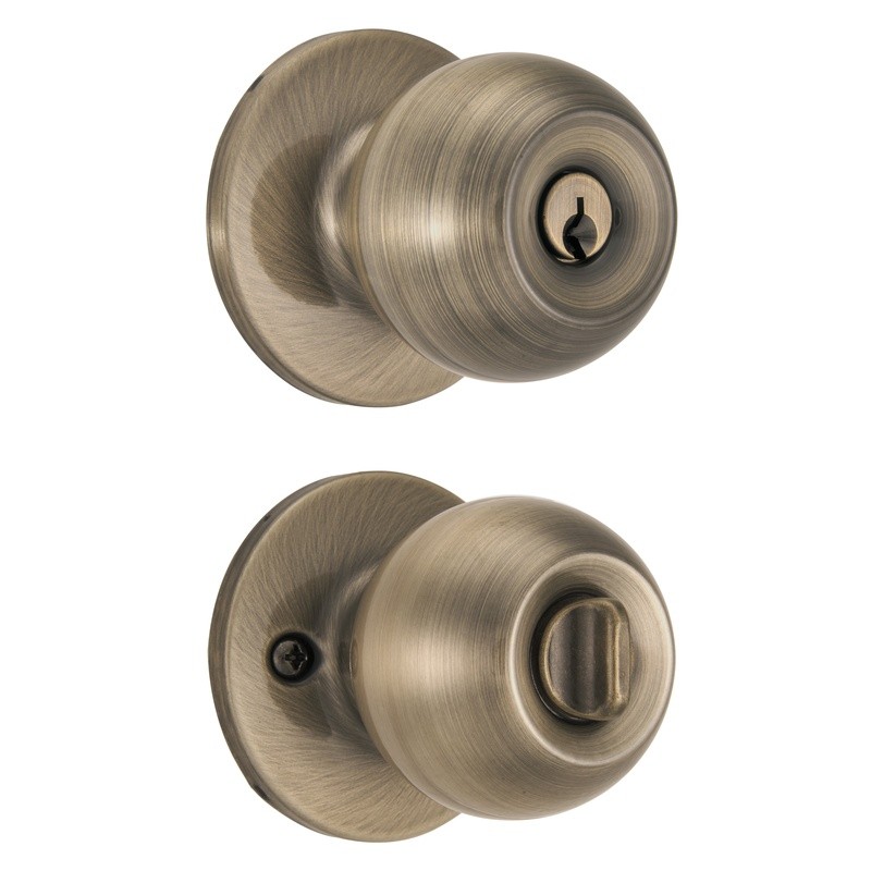 High Security Pick Resistant Doorknob W/ Easy Installation 2 Keys Included New