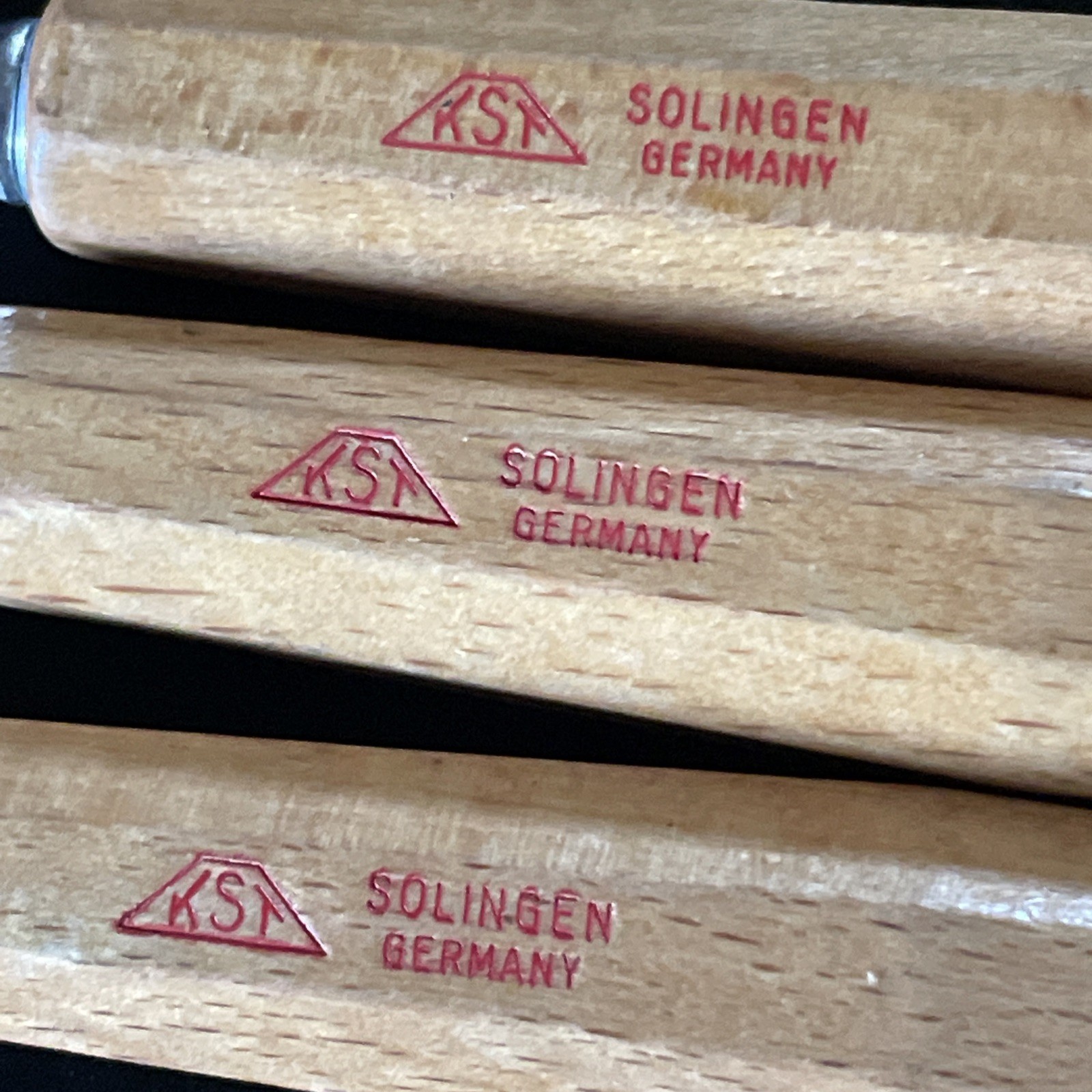 KST SOLINGEN GERMANY WOOD CARVING GOUGE CHISEL TOOLS LOT OF 3 | FREE S&H